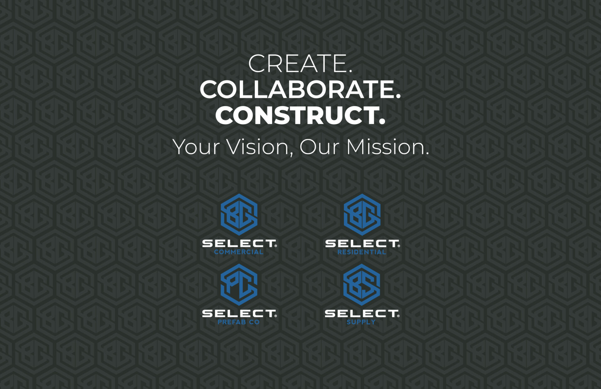 Select Landing Page (Tablet)
